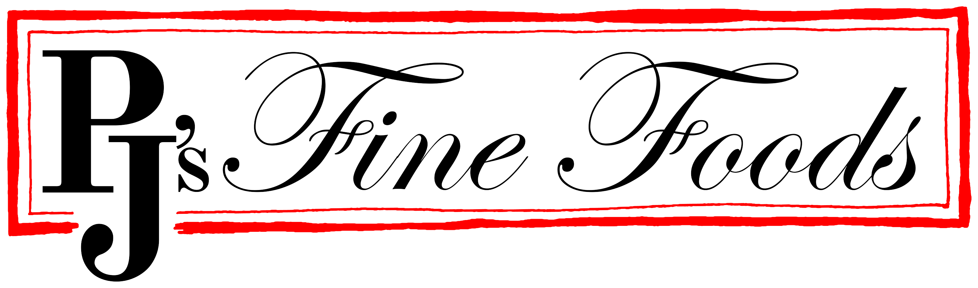 pj's fine foods logo