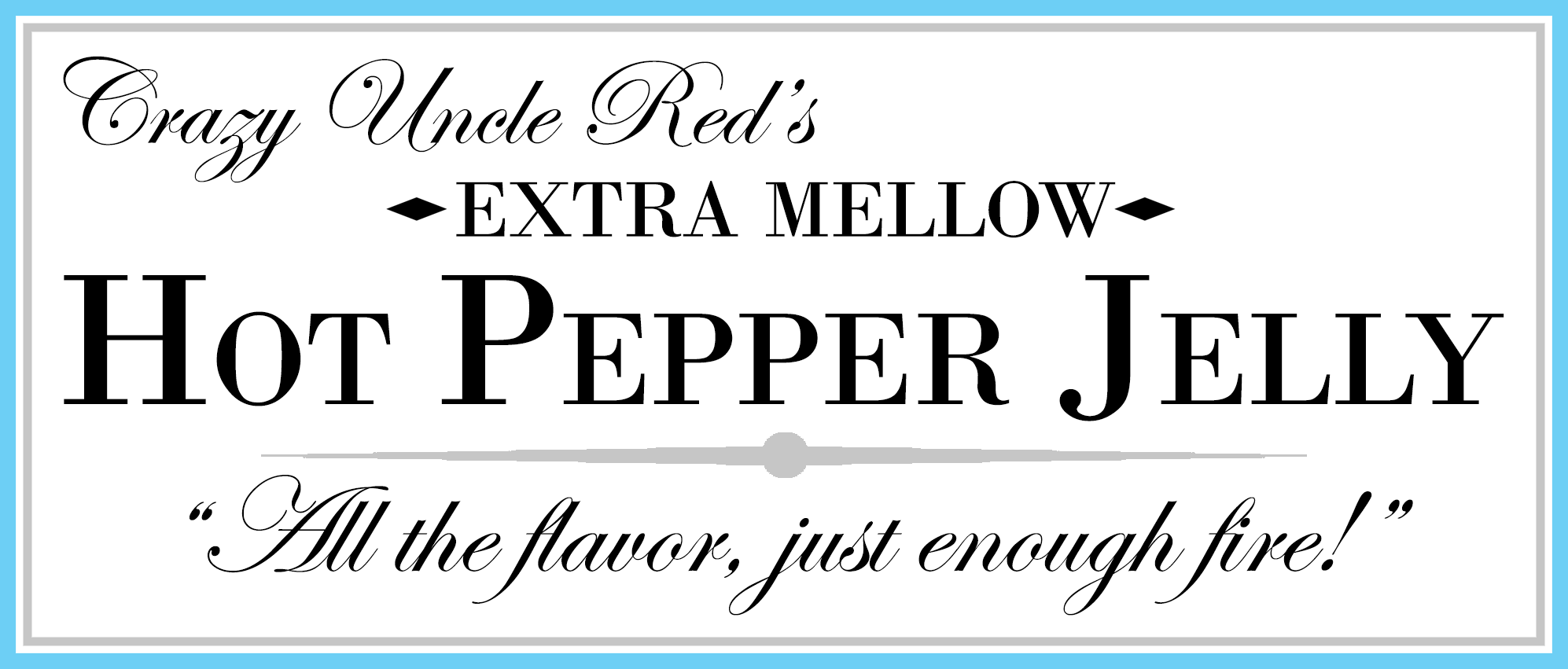 extra mellow pepper jelly logo